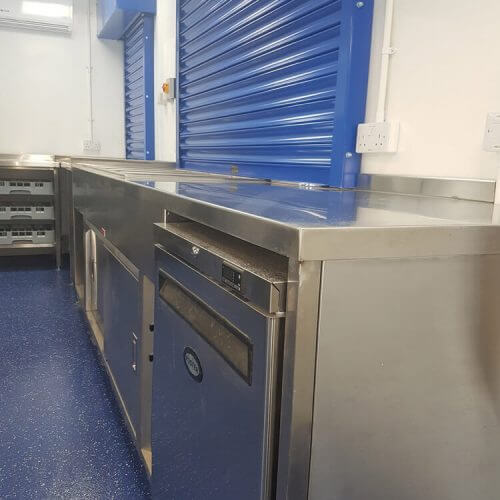 Alfreton Park Community School kitchen