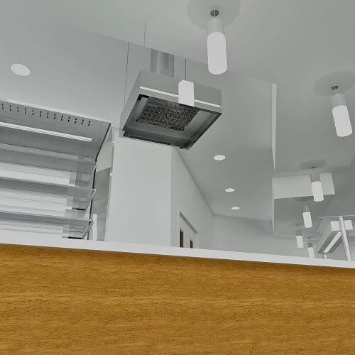 Kitchen ventilation system diagram
