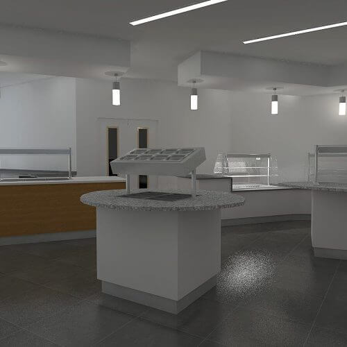 Display kitchen diagram
