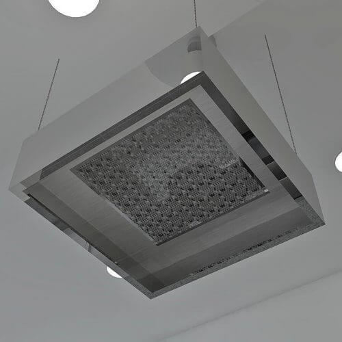 Kitchen ventilation from above