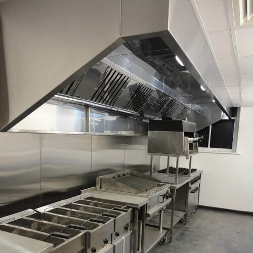 Stainless steel kitchen canopy