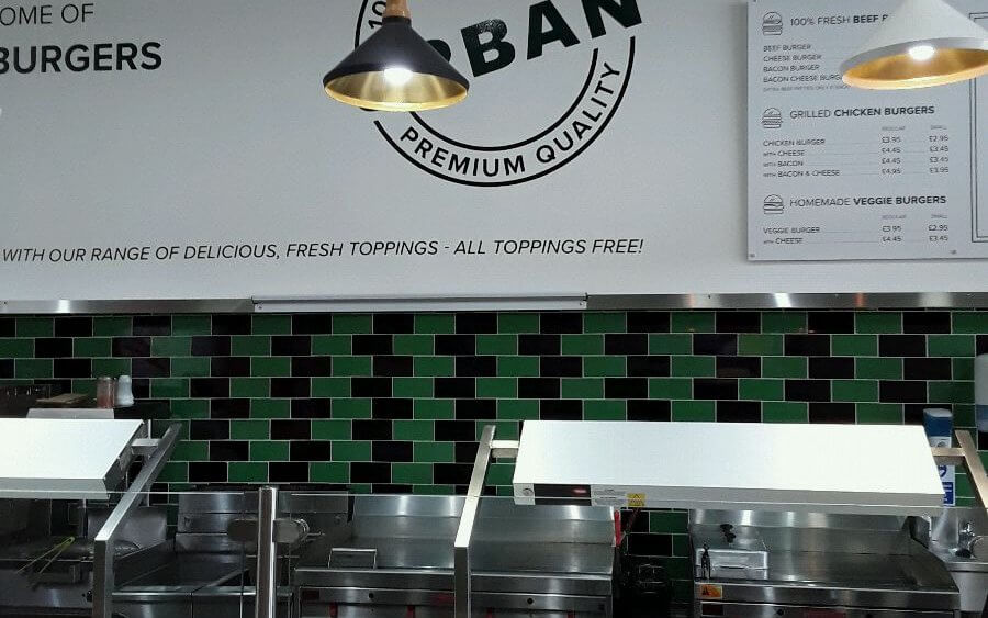 Urban Burger kitchen interior