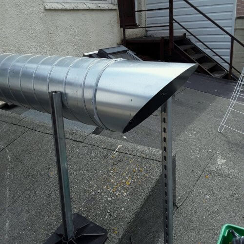 Stainless steel ceiling canopy