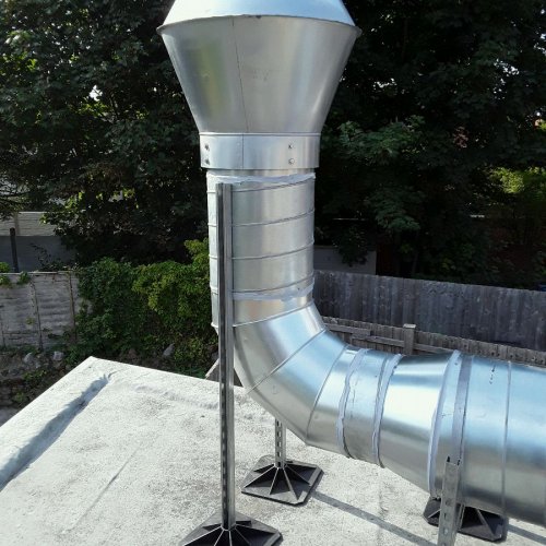 Stainless steel ducting by Dolphin Fabrications