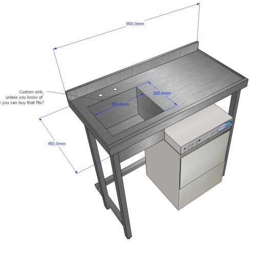 stainless steel sink